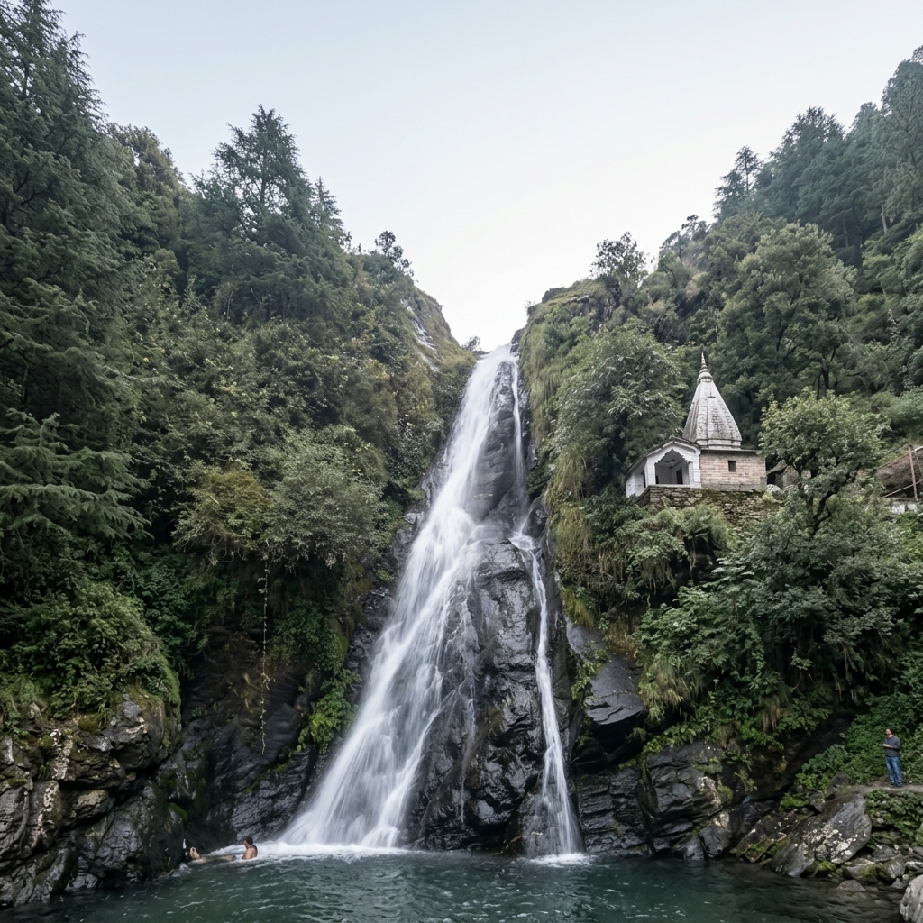 Bhagsu Nag Temple & Waterfall